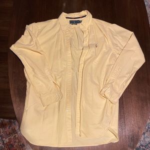 Polo Yellow button down shirt